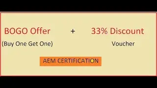 AEM Certification Offer.