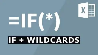 Partial text match with IF Function in Excel (*Wildcards*)