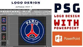 PSG LOGO DESIGN WITH POWERPOINT.  SPEED ART 1 #powerpoint #powerpointdesign #logodesign @PSG