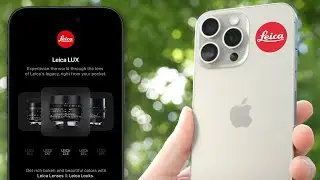 Leica kommt aufs iPhone! 📸 Leica LUX Pro Kamera App ausprobiert