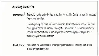 How to Install Oracle 12c on Windows 10 - 64 bit