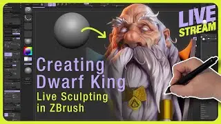 Stylized Head Sculpting in ZBrush | Live Stream