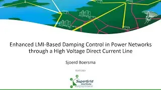 Enhanced LMI-based Damping Control in Power Networks through a High Voltage Direct Current Line