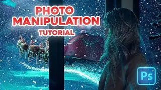 Step by step how to create a Christmas photo manipulation in Photoshop