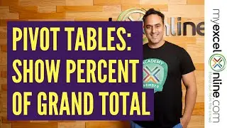 Pivot Table: Show The Percent of Grand Total