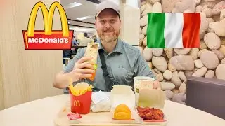 Trying McDonalds In Italy 🇮🇹 CRAZY Menu Items!