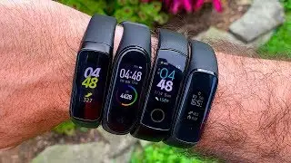 Galaxy Fit vs Mi Band 4 vs Honor Band 4 vs Galaxy Fit e 1,000 Step Test!