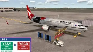 RFS - Real Flight Simulator | Qantas QF 587 | Sydney (YSSY) - Canberra (YSCB) | B737-800