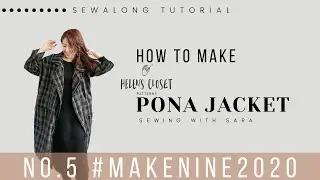 Pona Jacket from Helen's Closet Pattern | Sewing Therapy's Sew Along Tutorial