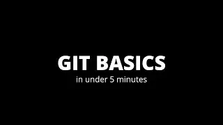 Git in under 5 minutes