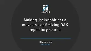 Making Jackrabbit get a move on - optimizing OAK repository search