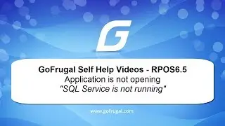 Application is not opening due to SQL server not running problem.
