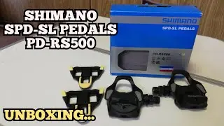 SHIMANO SPD-SL PEDALS UNBOXING AND FIRST IMPRESSION .Ian lee tv