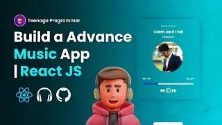 🟦 Build A Advance Music Player Application with React JS | Fully Customized