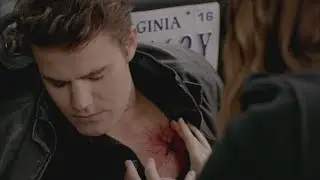 The Vampire Diaries 7x15 Damon saves Stefan and gets attacked by Rayna