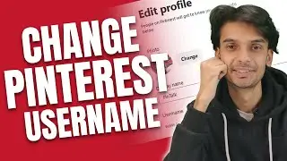 How to Change Name/Username on Pinterest | Change your Username in a MINUTE #getassist