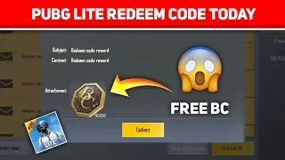 Pubg Mobile Lite Redeem Code Today | Pubg Lite Redeem Code | Pubg Lite Redeem Code Today