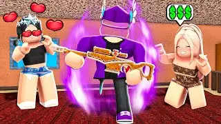 TROLLING as a RICH E-BOY with the #1 GUN in Roblox MM2!