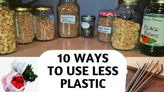 10 Easy Ways To Reduce Plastic And Save Money/ Zero Waste For Beginners.