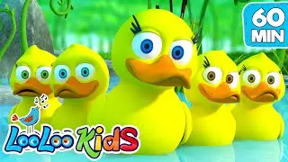 Five Little Ducks - LooLoo Kids Nursery Rhymes and Kids Songs