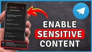 How to Enable SENSITIVE CONTENT On Telegram - Telegram Tutorial