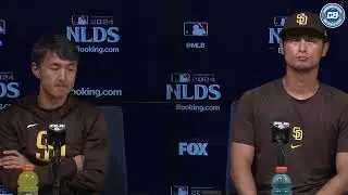 2024 NLDS: Yu Darvish downplays elimination game struggles, talks Yu Darvish