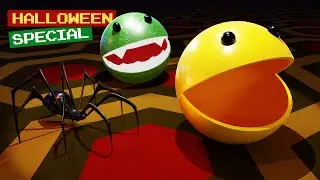 Pacman Halloween Movie | Blender Animation