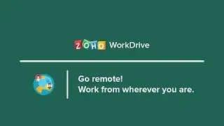 File management for remote teams–Zoho WorkDrive