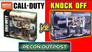 [ EP 10 ]  MEGA BLOKS CALL OF DUTY RECON OUTPOST [ Original Vs Knock Off ]