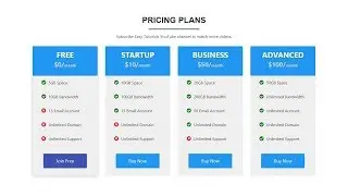 How To Make Website Pricing Plan Section In HTML CSS And Bootstrap