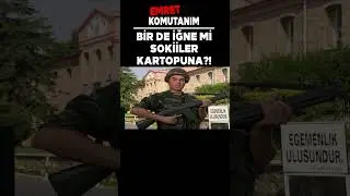 Emret Komutanım | Bir de İğne Mi Sokiler Kartopuna?! #Shorts