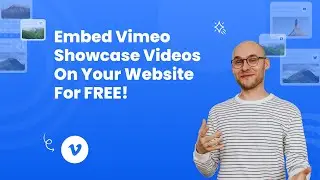 How to embed Vimeo showcase videos on Webflow? 