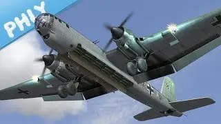 4 Engines 2 Props - HE-177 Griffin Heavy Bomber (War Thunder Gameplay)