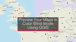 How to Use QGIS to Preview Your Map in Color Blind Mode