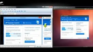 TeamViewer: Win8.1 / Ubuntu12.04 Remote Desktop