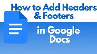 Google Docs HEADERS and FOOTERS - GOOGLE DOCS Tutorial