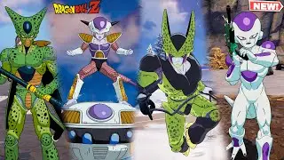 Fortnite FRIEZA & CELL Dragon Ball Z Skins GAMEPLAY!
