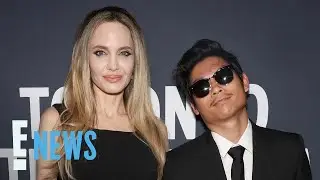 Angelina Jolie's Son Pax Reveals His Bike Accident Scars on Red Carpet | E! News