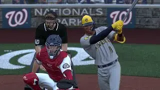 Milwaukee Brewers vs Washington Nationals - MLB Today 8/2 Full Game Highlights (MLB The Show 24)