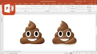 How to create Pile of Poo 💩 emoji in Microsoft PowerPoint (Tutorial)