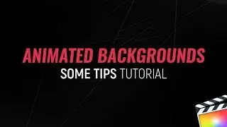 PremiumVFX Animated Backgrounds in FCP Tips Tutorial