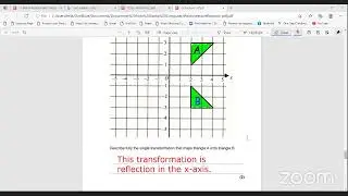 FREE CSEC Mathematics class - Transformation Reflection - May 06, 2021