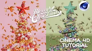 Cinema 4D Tutorial - Christmas Tree Tutorial (Free Project)