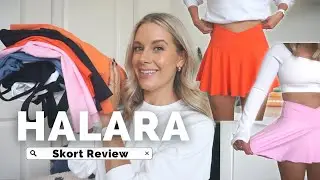 HALARA Viral Skort Review & Sizing Guide | Spring Tops & Skirts Try on Haul