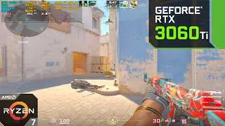 Counter-strike 2 : RTX 3060 Ti 8GB + Ryzen 5700X3D : FACEIT