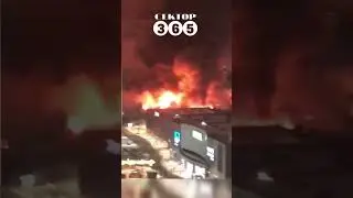 В Москве – масштабный пожар в ТЦ: сильные взрывы разрушили здание 