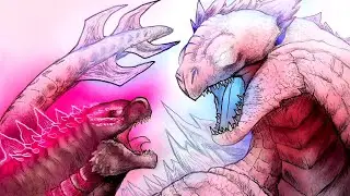 Are Shimo And Godzilla The Same Species? #godzillaxkongthenewempire #monsterverse #shimo #godzilla