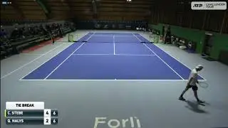 Cedrik-Marcel Stebe (GER) vs Quentin Halys (FRA), Forli 3 challenger, SemiFinal