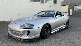 Rebuilding My Crashed Mk4 Toyota Supra in 10 minutes!