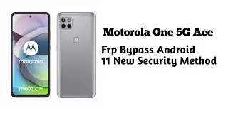 Motorola One G5 Ace Xt 2075-2 frp Bypass Without pc 2023